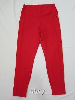 BLING LOT Victoria Secret Pink RED FOIL LOGO FULL ZIP HOODIE LEGGING PANT XL SET