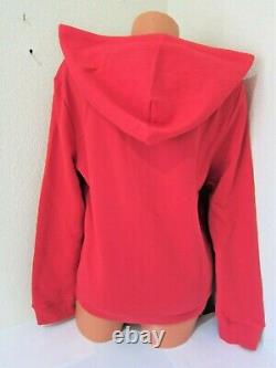 BLING LOT Victoria Secret Pink RED FOIL LOGO FULL ZIP HOODIE LEGGING PANT XL SET