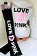 BLING Victoria Secret Pink ORIGINAL NEON HEART DOT DOG LOGO HOODIE PANT M XL SET