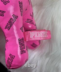 Lot Of 6 Victoria's Secret PINK Plush Dogs Neon Metallic Cloth HTF