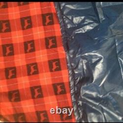 NEW with TAGS RARE Victoria's Secret PINK Dog Red Plaid Navy Blue Sleeping Bag