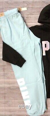 New! VICTORIA SECRET PINK 2 Piece Sweatshirt and Pants Outfit Set Multiple Sizes