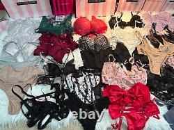 New Victoria' Secret Lot 56 Not Pink Wholesale Bra 28/panty 28 Random Style Size