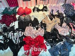 New Victoria' Secret Lot 56 Not Pink Wholesale Bra 28/panty 28 Random Style Size