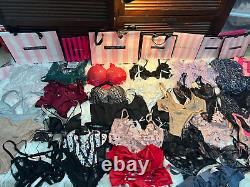 New Victoria' Secret Lot 56 Not Pink Wholesale Bra 28/panty 28 Random Style Size