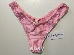 Nwt Victoria Secret For Love & Lemons Posie Bra Xs & Thong Panty S Pink Set