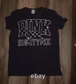 PINK Victoria's Secret Bling Sequin Checker Tshirt & Checkered Leggings