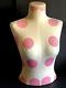 RARE Victoria's Secret Pink Pock dot Mannequin, 18.5 Tall