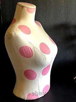 RARE Victoria's Secret Pink Pock dot Mannequin, 18.5 Tall