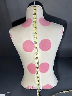 RARE Victoria's Secret Pink Pock dot Mannequin, 18.5 Tall