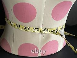 RARE Victoria's Secret Pink Pock dot Mannequin, 18.5 Tall