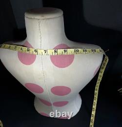 RARE Victoria's Secret Pink Pock dot Mannequin, 18.5 Tall