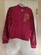 RARE Victorias Secret Pink Sequins Bling Varsity Jacket Fleece LIM. ED HTF L