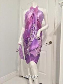 VICTORIA SECRET Beach swim Sarong Cover-Up Wrap Silk Scarf Wrap Vintage Y2K