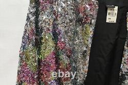 Victoria Secret LOVE PINK Rainbow Metallic Sequin Jacket Fashion Extra Small XS