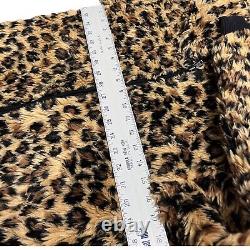 Victoria Secret Love Pink WMNS M Fashion Show Exclusive Leopard Full Zip Sweater