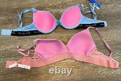 Victoria Secret PINK Bundle8 Bras Assorted Styles & Colors All Size 34B