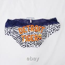 Victoria Secret PINK Panty RARE MLB Detroit Tigers Vintage Lace Bikini Small New