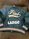 Victoria Secret PINK VARSITY JACKET FOREST GREEN LIMITED EDITION SIZE LARGE