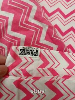 Victoria Secret Pink Aztec 3-piece Beddings GUC Twin Size