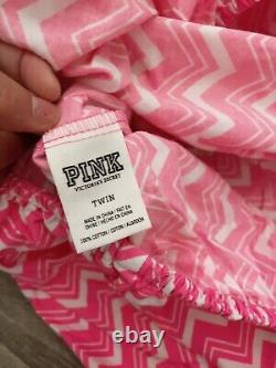 Victoria Secret Pink Aztec 3-piece Beddings GUC Twin Size