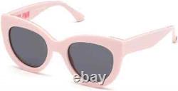 Victoria Secret Pink PK0034 72A Pink Round Cat Eye Women Sunglasses 51-21-145