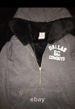 Victoria Secret Pink Sequin Dallas Cowboys Jacket Hoodie