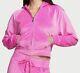 Victoria Secret Pink Velour Set Pants & Jacket Barbie Tracksuit Jogger Med VS51A