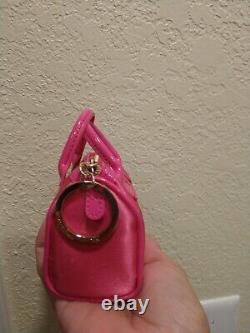 Victoria Secret RARE VINTAGE Pink Angel Coin Mini Purse Keychain Bag Pre-owned