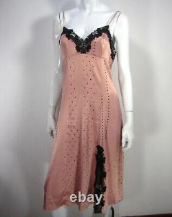 Victoria Secret sleeveless size M Medium Sleepwear Polka Dots Dray Rose Color