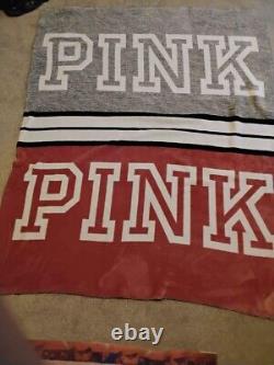 Victoria secret PINK sherpa blanket RARE