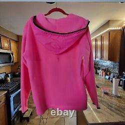 Victoria secret Pink hooded fleece sweatshirt zip up, pull over, Large Medium