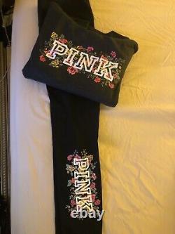 Victorias Secret PINK Hoodie & Leggings Set? Pullover Sweatshirt 2PC XL