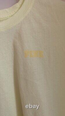 Victorias Secret PINK Sz M Classic Sweatpants Set Yellow Tshirt Sz s