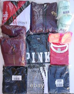 Victorias Secret PINK Vintage Clothing Lot Jacket Sherpa Sweat Pants Shirt Swim