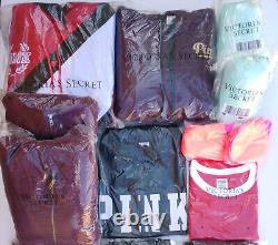 Victorias Secret PINK Vintage Clothing Lot Jacket Sherpa Sweat Pants Shirt Swim