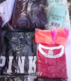 Victorias Secret PINK Vintage Clothing Lot Jacket Sherpa Sweat Pants Shirt Swim