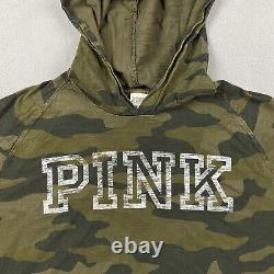 Victorias Secret Pink Camo Outfit Set Lightweight Joggers Hoodie Size Large / XL