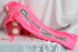 Victorias Secret Pink NEON GRAPHIC Boyfriend Pants Super Soft Sweatpants NWT M