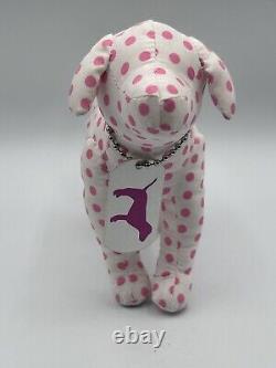 Victorias Secret Pink Original Dog Stuffed Animal With Puppyordog.com Dogtag Rare