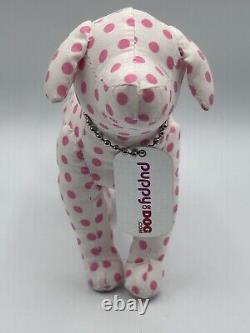 Victorias Secret Pink Original Dog Stuffed Animal With Puppyordog.com Dogtag Rare