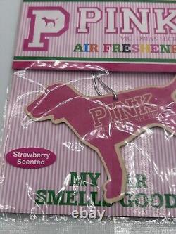 Vintage Victorias Secret PINK Car Magnet & Car Air Freshener New