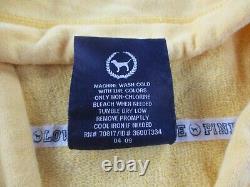 Vintage Victorias Secret Pink Dog Y2K Sweat Suit Capri Shorts Large Med Yellow